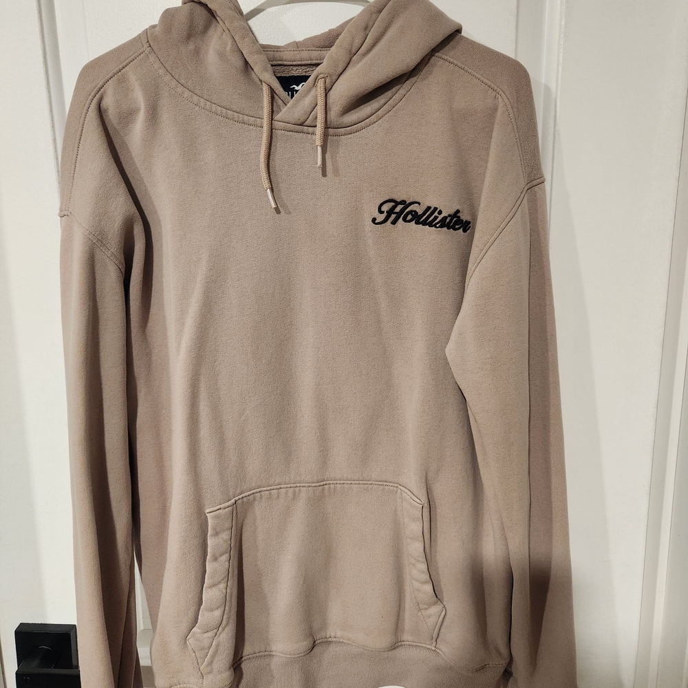 Hollister Beige Hoodie for Men